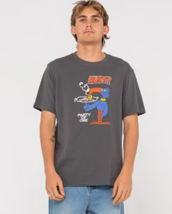 Cheap Party Of One Short Sleeve Graphic Tee Mens Graphic Tees 2 For