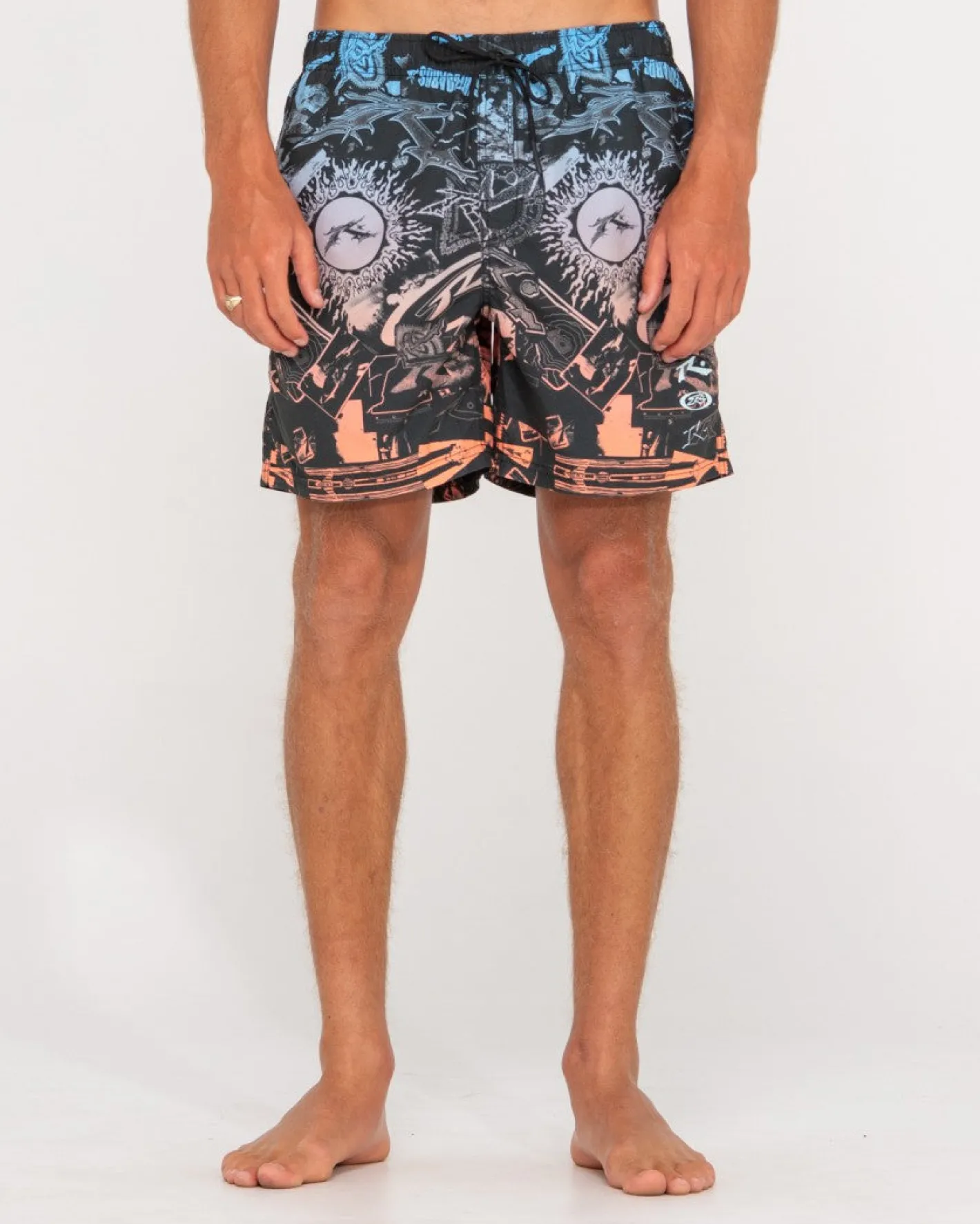 Fashion Paste Up Printed 19\\ Mens Boardshorts
