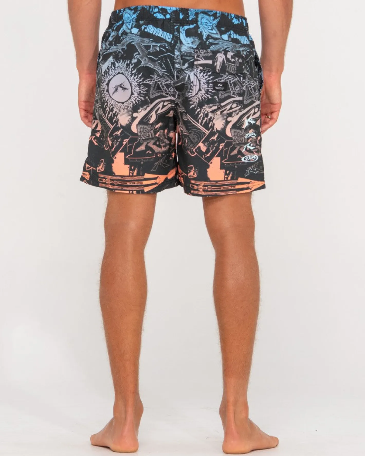 Best Sale Paste Up Printed 19\\ Mens Elastic Waist