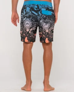 Sale Paste Up Printed 20\\ Mens Fixed Waist