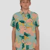 New Pastel Paradise Short Sleeve Shirt Boys Kids Tops