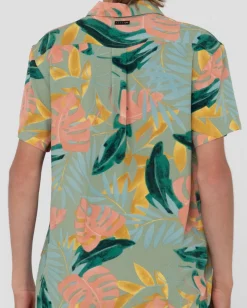 New Pastel Paradise Short Sleeve Shirt Boys Kids Tops