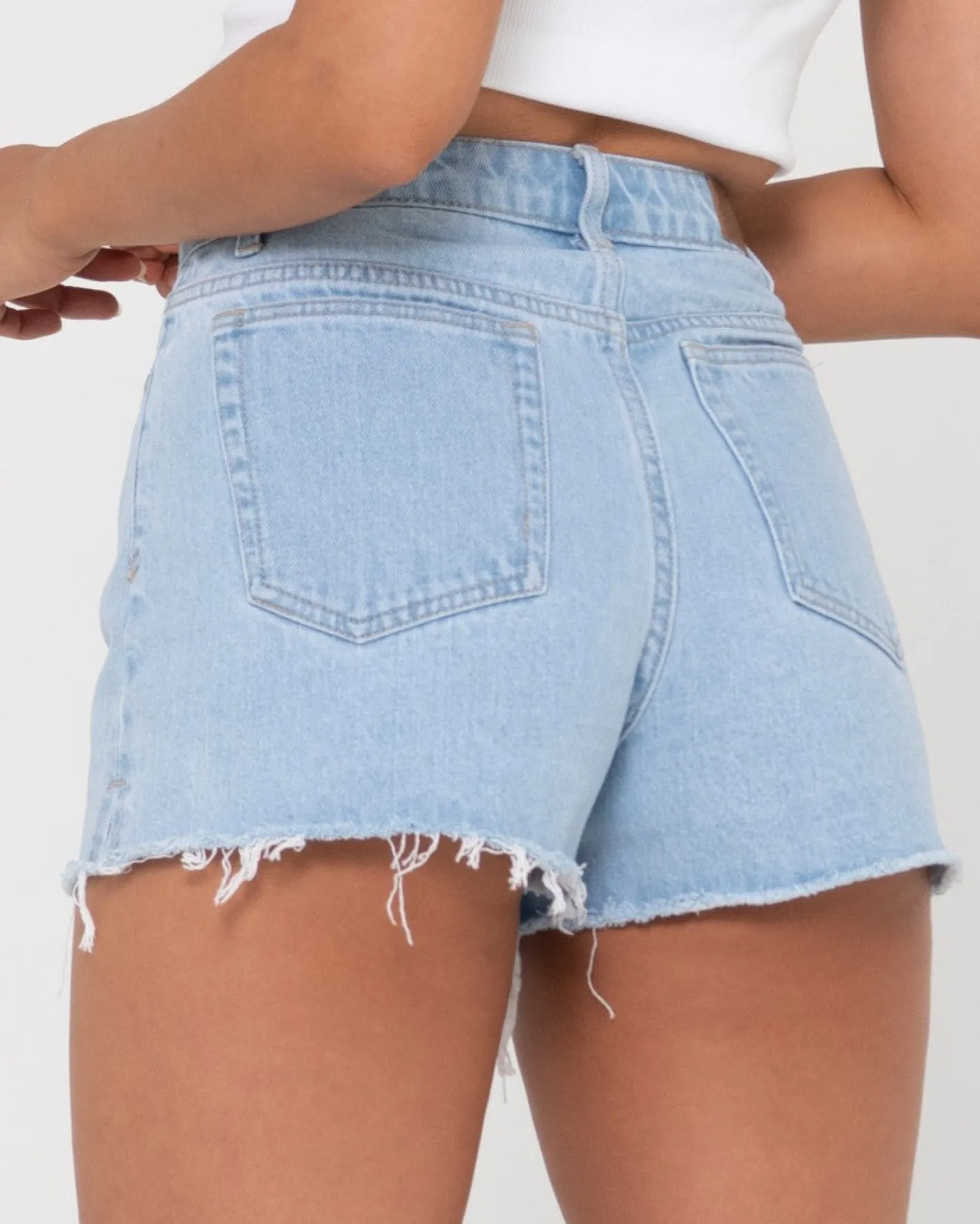 Flash Sale Penny Kick Flare High Waisted Denim Short Womens Denim