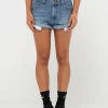 Fashion Pheonix Low Rise Mini Denim Short Womens Denim