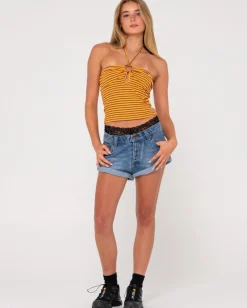 Online Pheonix Low Rise Mini Denim Short Womens Shorts