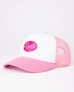 Online Pit Stop 5 Panel Trucker Cap Womens Caps & Hats