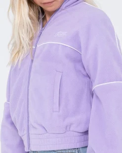 Cheap Polar Zip Through Fleece Girls Kids Tops