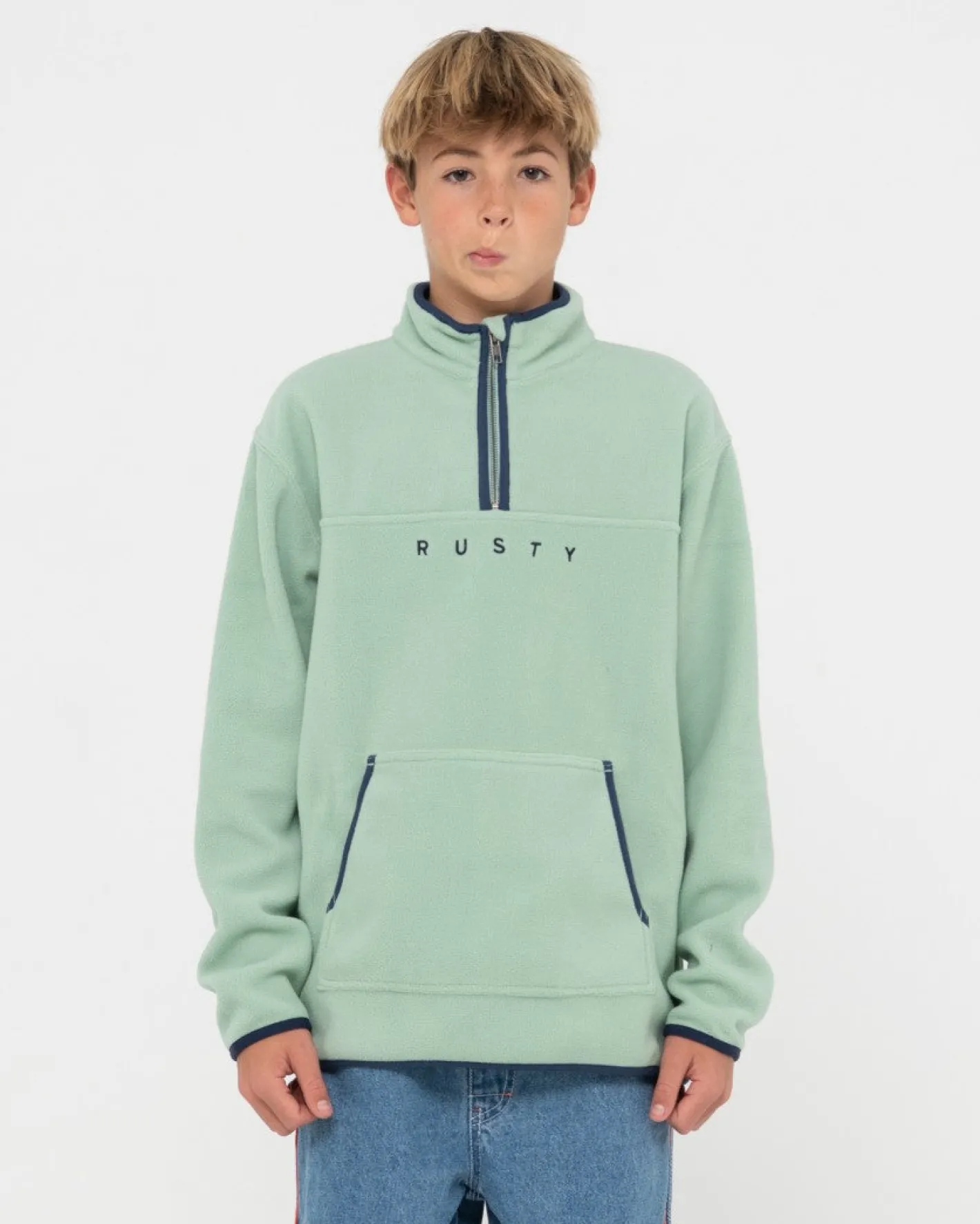 Flash Sale Polarized 1/4 Zip Polar Fleece Boys Kids Tops