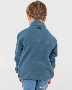 Fashion Polarized 1/4 Zip Polar Fleece Runts Kids Tops