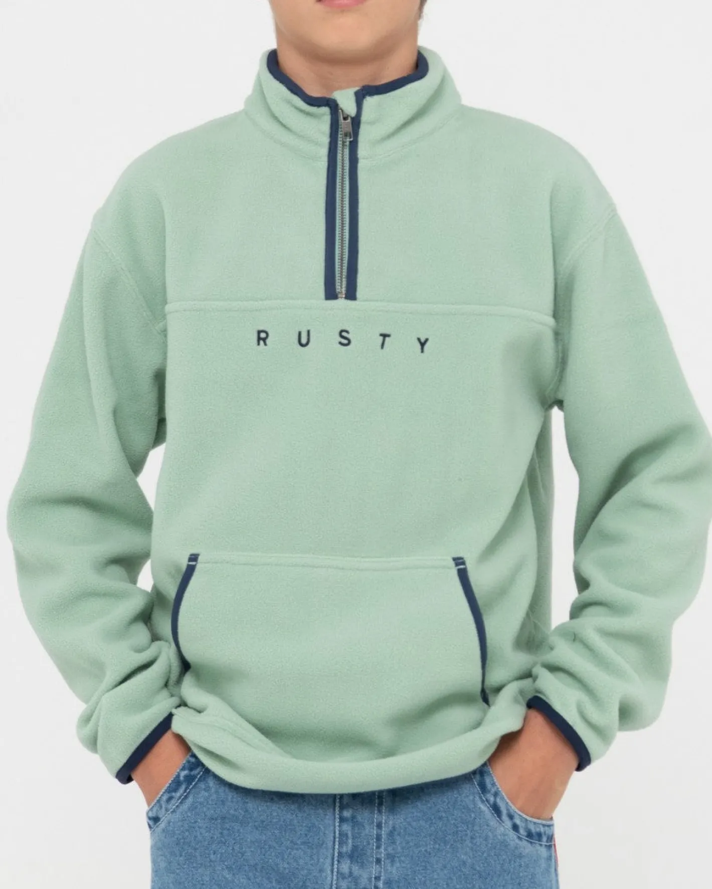 Flash Sale Polarized 1/4 Zip Polar Fleece Boys Kids Tops