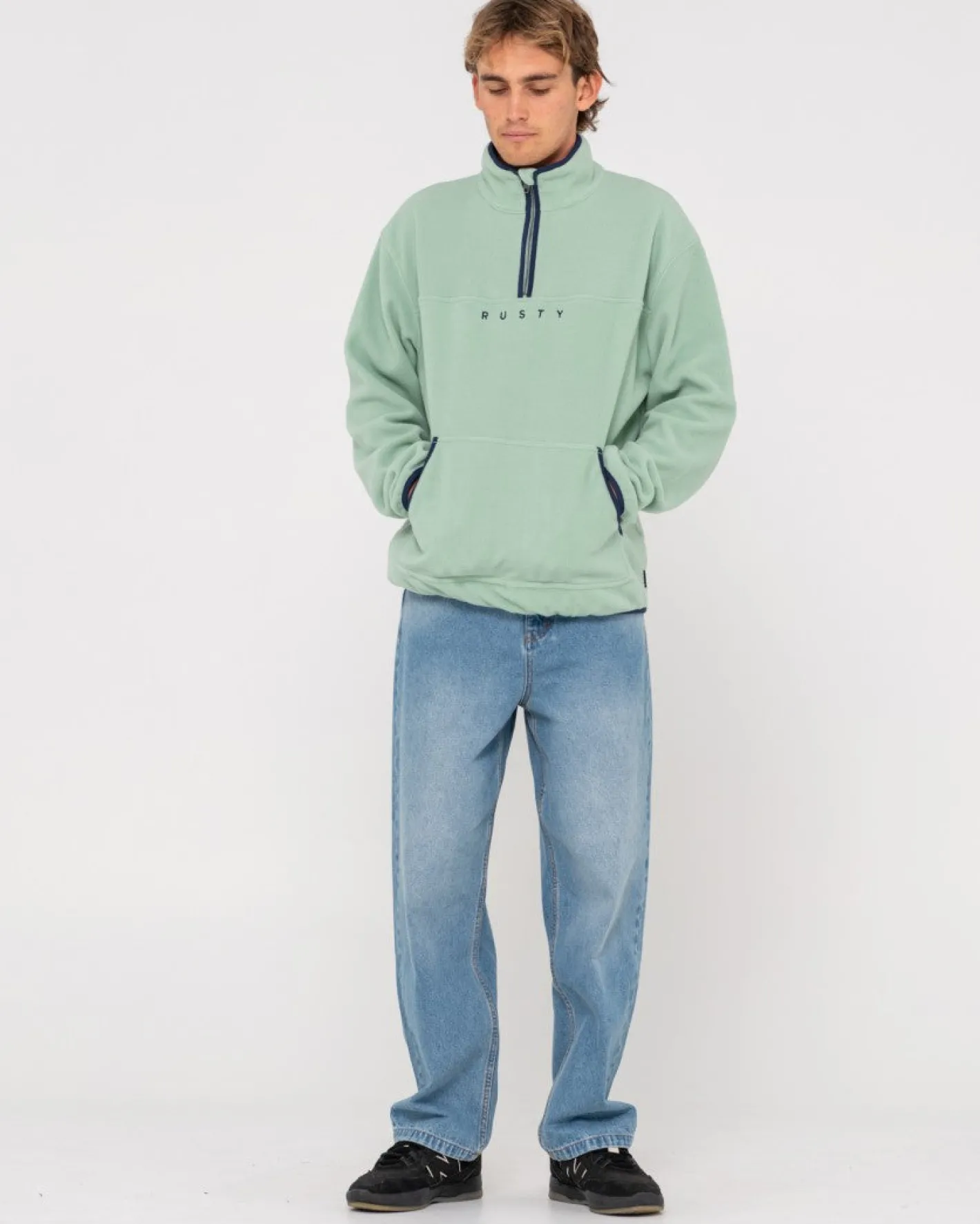 Online Polarized 1/4 Zip Polar Fleece Mens Hoodies & Fleece