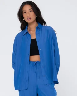 Sale Porter Oversized Long Sleeve Shirt Womens Shirts