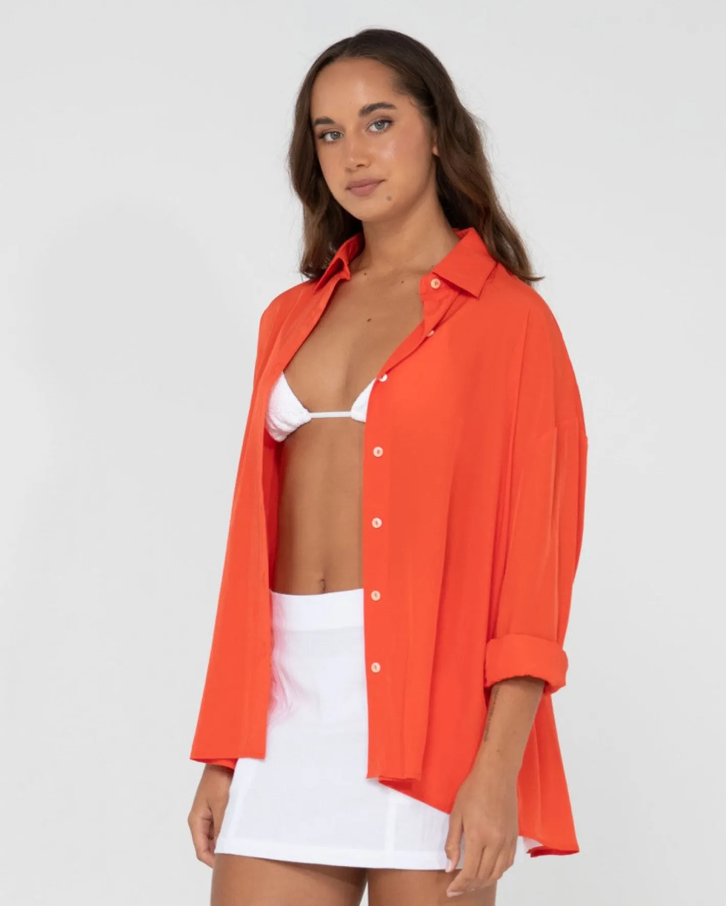 Cheap Porter Oversized Long Sleeve Shirt Womens Fashion Tops