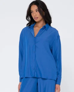 Sale Porter Oversized Long Sleeve Shirt Womens Shirts