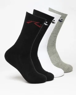 Flash Sale R Dot Mid Calf 4-Sock Pack Mens Socks