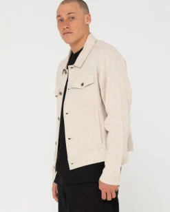 Discount Ramie Trucker Jacket Mens Jackets