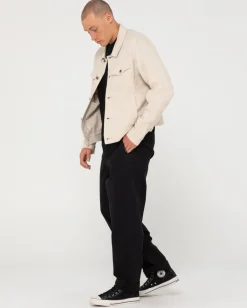 Discount Ramie Trucker Jacket Mens Jackets