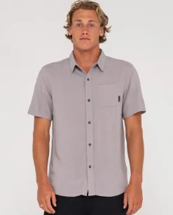 New Razor Blade Short Sleeve Rayon Shirt Mens Shirts