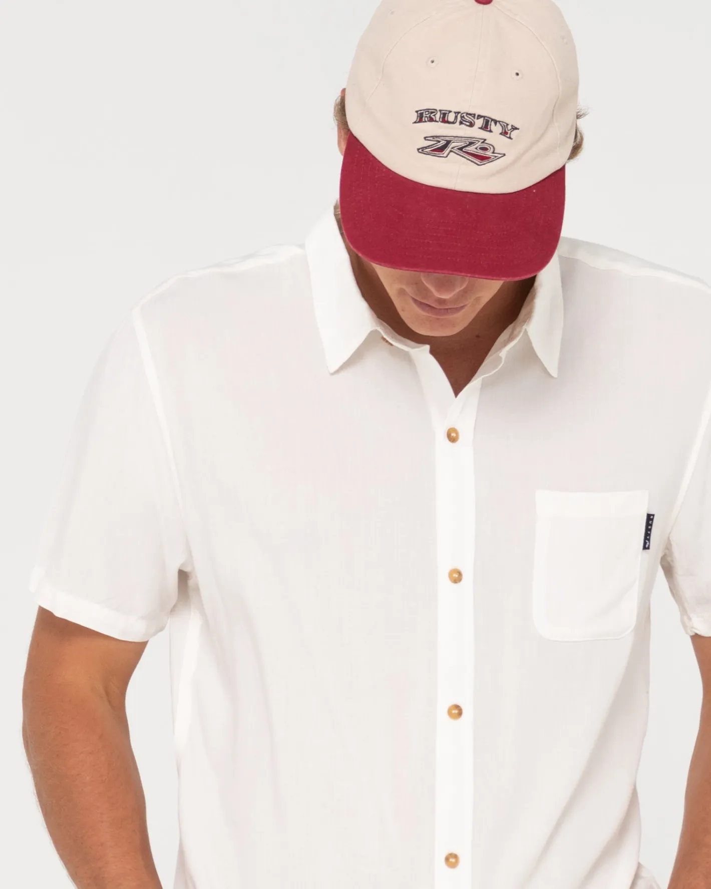 Fashion Razor Blade Short Sleeve Rayon Shirt Mens Shirts