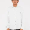 Fashion Razor Long Sleeve Rayon Shirt Mens Shirts