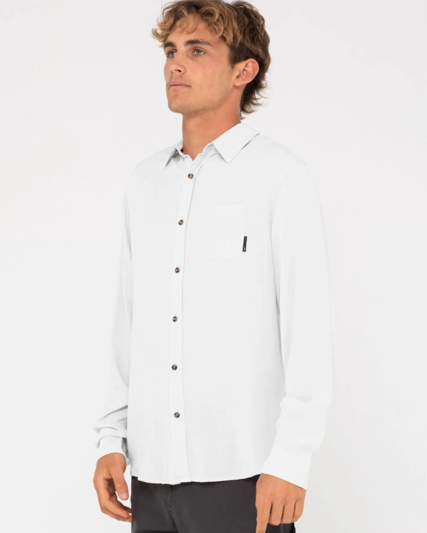 Fashion Razor Long Sleeve Rayon Shirt Mens Shirts