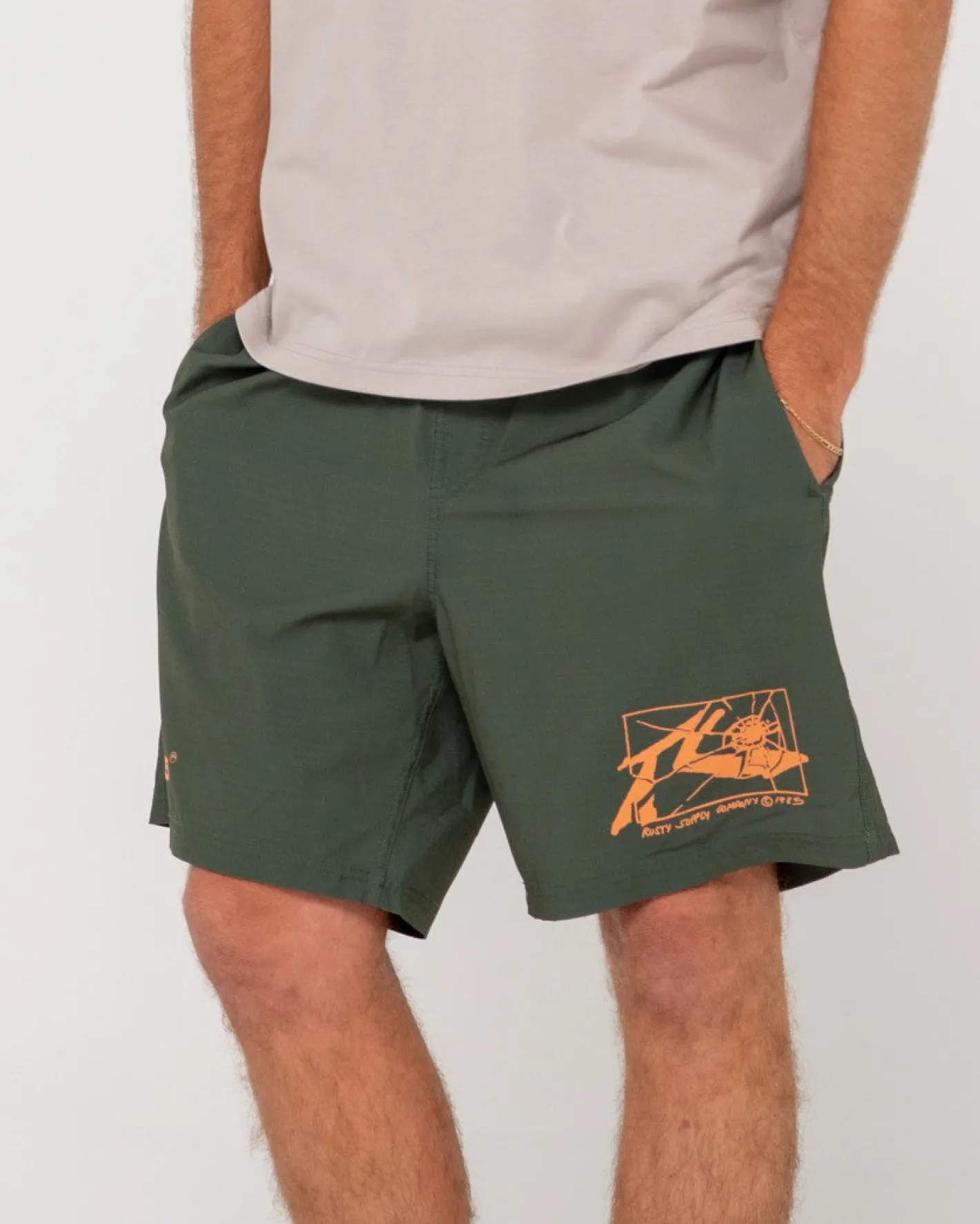 New Retro Flex Shattered 20\\ Mens Elastic Waist