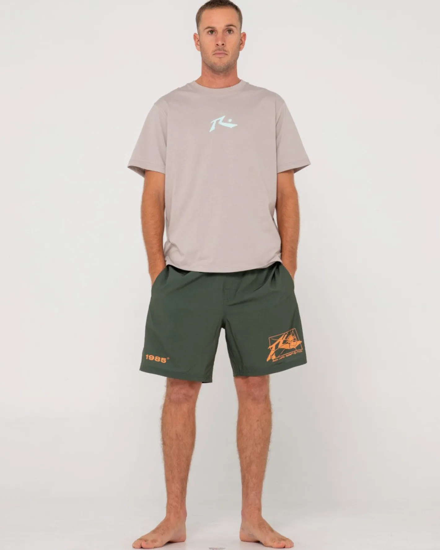 New Retro Flex Shattered 20\\ Mens Elastic Waist