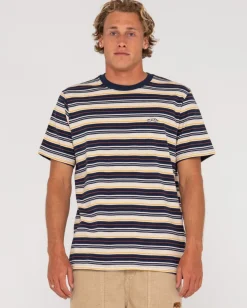 Clearance Richie Rich Short Sleeve Stripe Tee Mens Tees