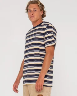 Clearance Richie Rich Short Sleeve Stripe Tee Mens Tees