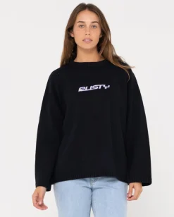 Clearance Rider Relaxed Crew Neck Knit Womens Knitwear