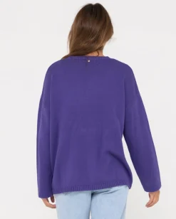 Cheap Rider Relaxed Crew Neck Knit Womens Knitwear