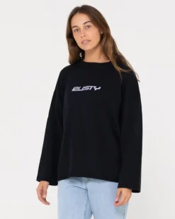Clearance Rider Relaxed Crew Neck Knit Womens Knitwear