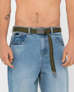 Discount Ridgemont Reversible Webbing Belt Mens Belts