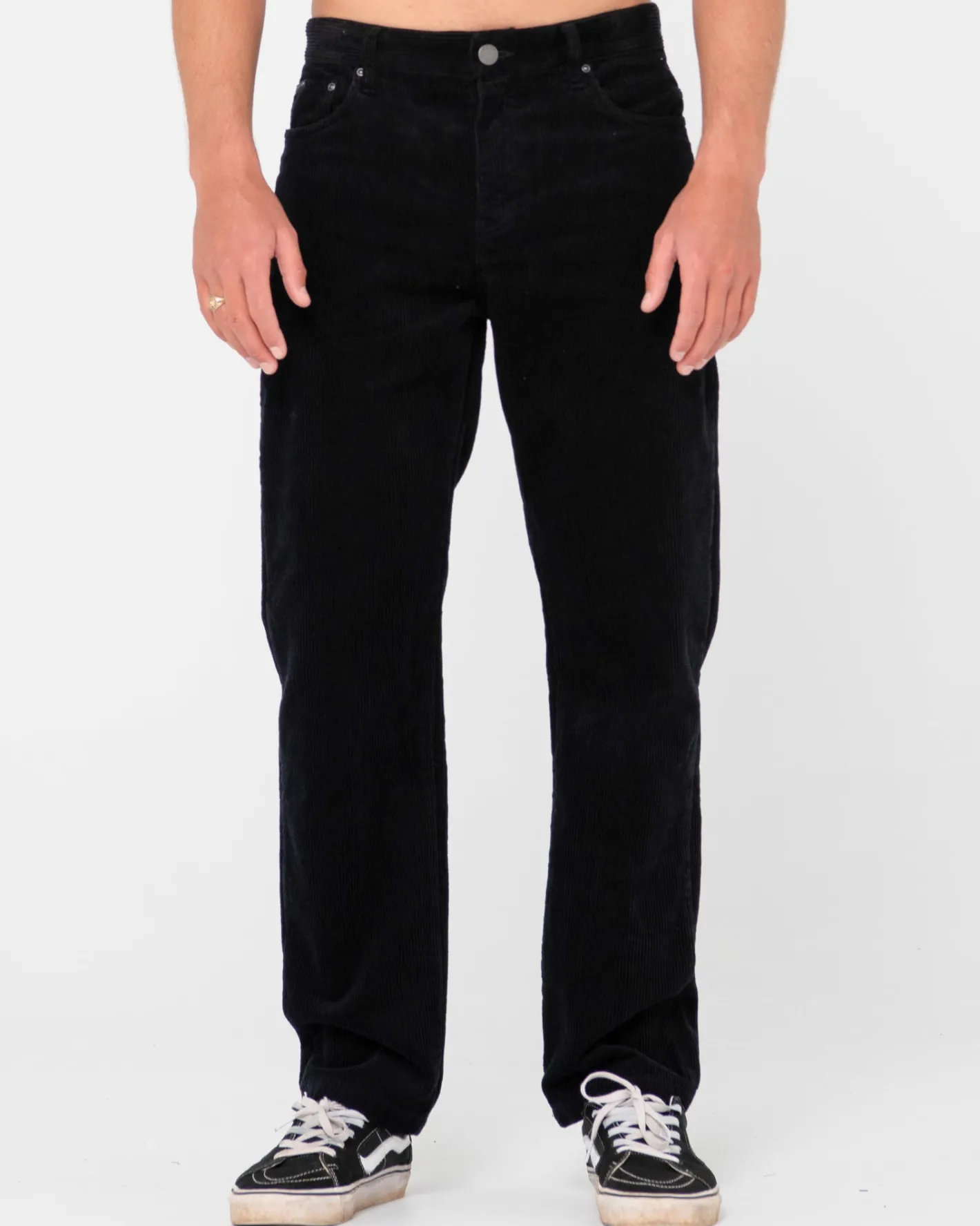 Best Rifts 5 Pocket Straight Fit Cord Pant Mens Pants