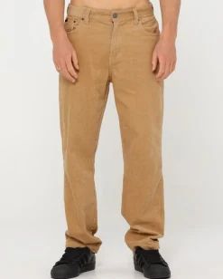 Best Rifts 5 Pocket Straight Fit Cord Pant Mens Pants