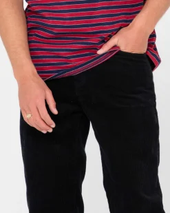 Best Rifts 5 Pocket Straight Fit Cord Pant Mens Pants