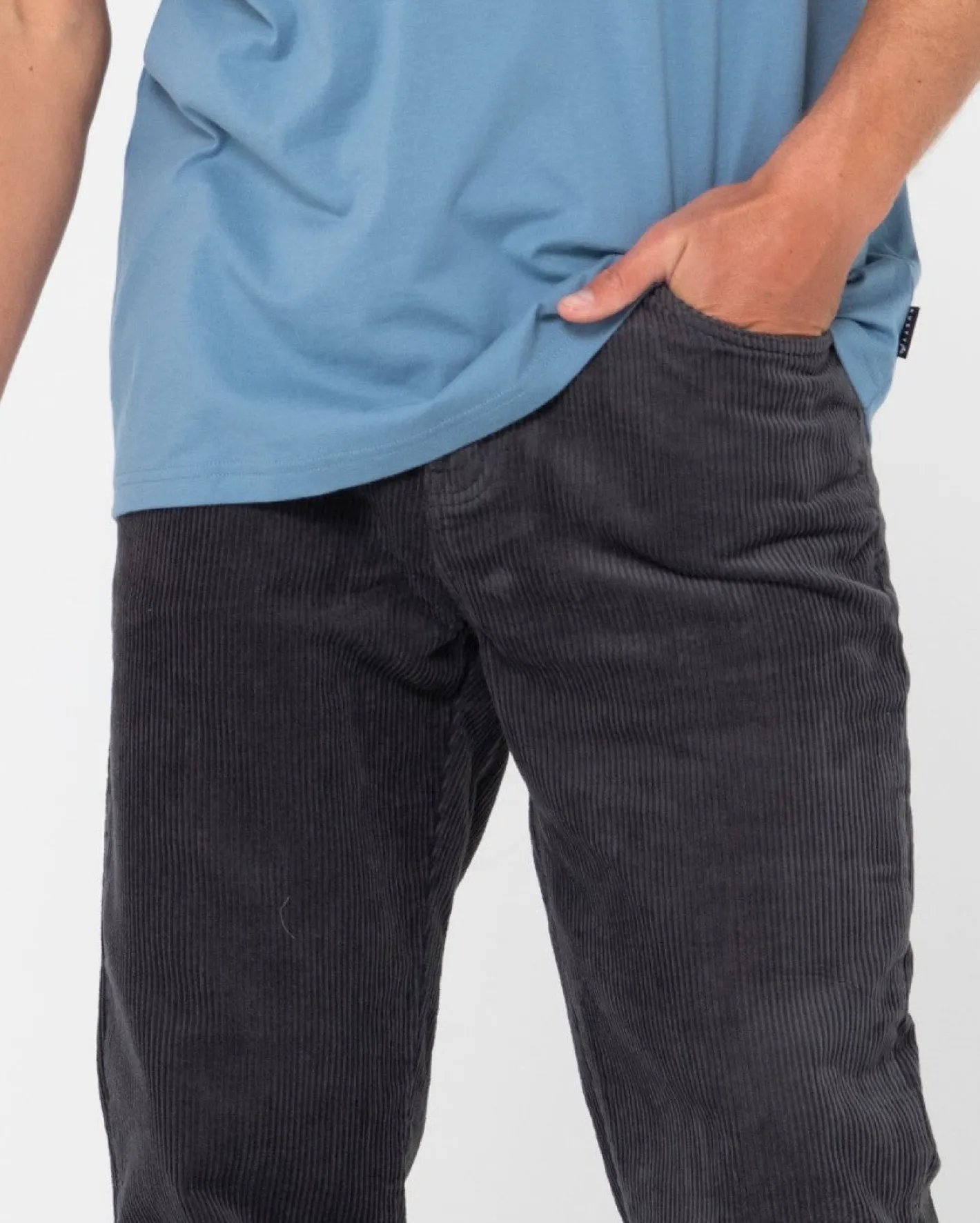 Shop Rifts 5 Pocket Straight Fit Cord Pant Mens Pants