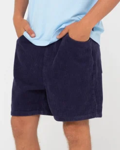 Fashion Rifts Cord Elastic Short Mens Shorts