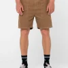 Cheap Rigglet Cord Workwear Elastic Short Mens Shorts