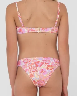 Flash Sale Rio Hibiscus Printed Bikini Set Girls Kids Swimwear