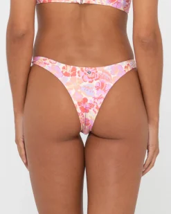 Outlet Rio Hibiscus Printed Brazilian Bikini Bottom Womens Bikini Bottoms