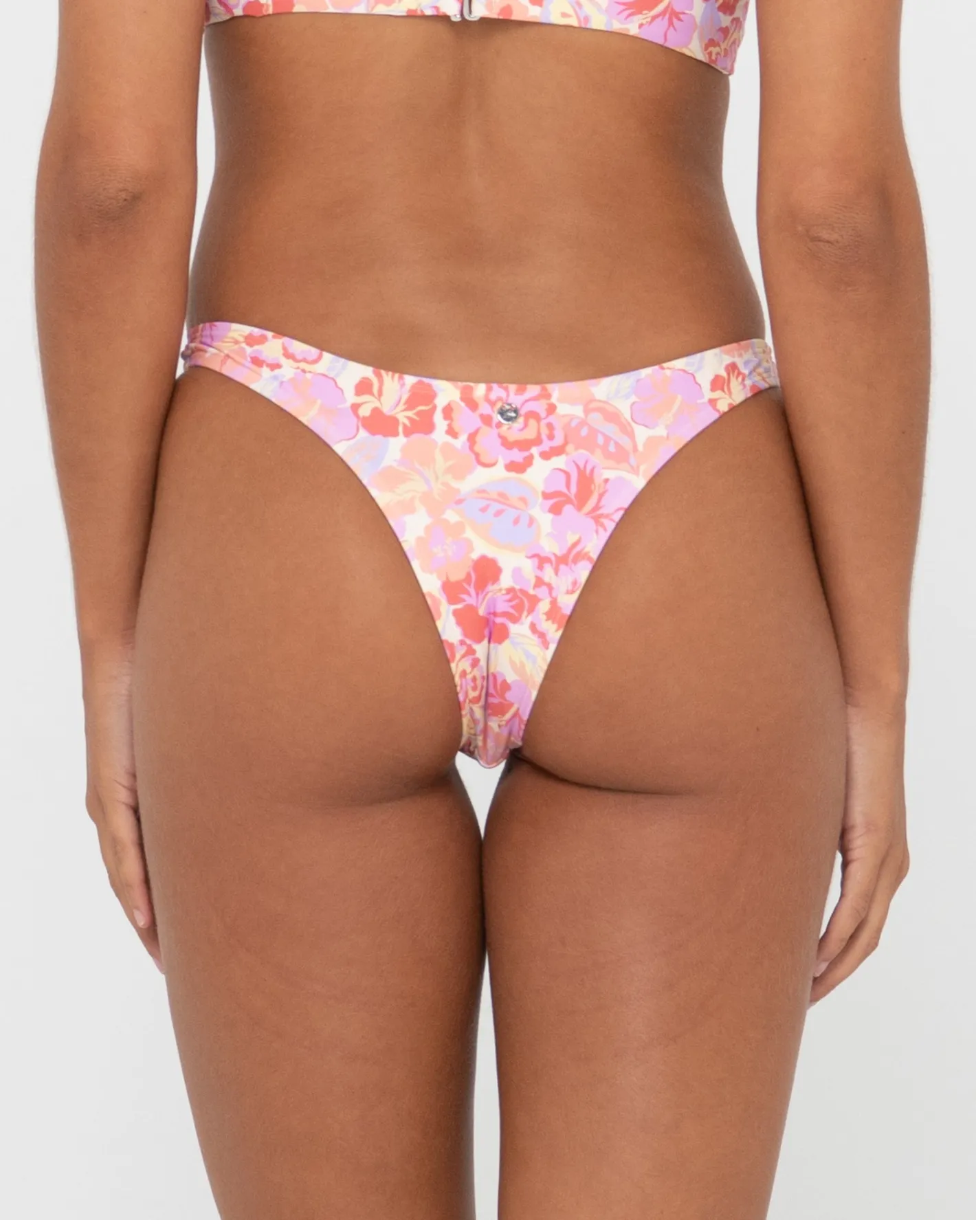 Outlet Rio Hibiscus Printed Brazilian Bikini Bottom Womens Bikini Bottoms