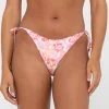 Discount Rio Hibiscus Printed Midi Side Tie Bikini Bottom Womens Bikinis