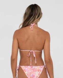 Hot Rio Hibiscus Printed Multiway Bikini Top Womens Bikinis
