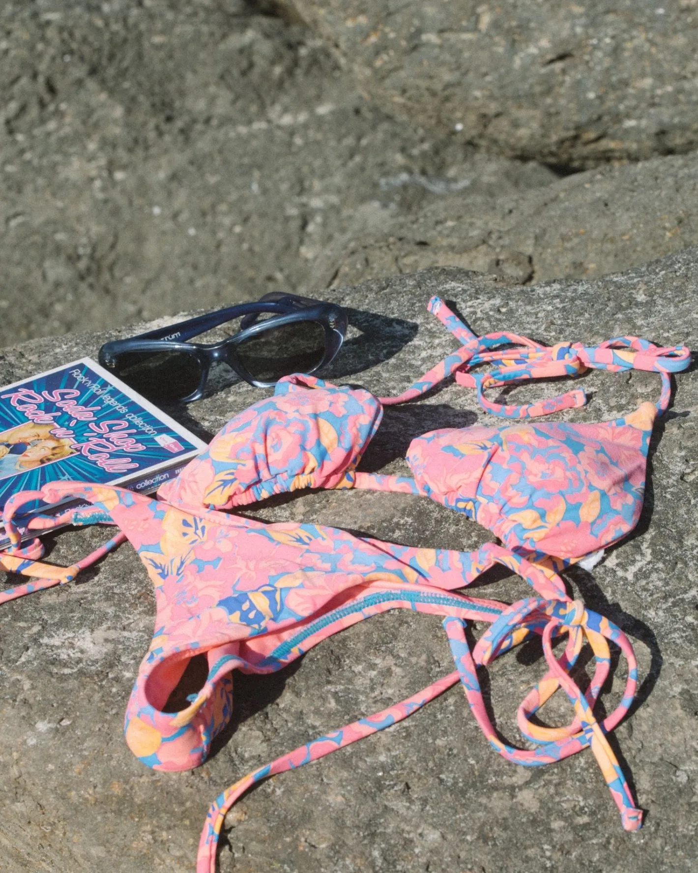 Sale Rio Hibiscus Printed Multiway Bikini Top Womens Bikini Tops
