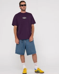 New Rodman Oversized Short Sleeve Graphic Tee Mens Tees