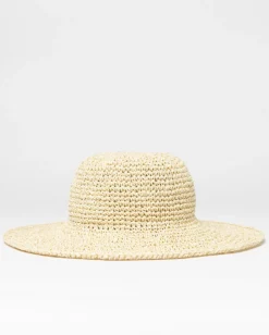 New Romance Wide Brim Straw Beach Hat Womens Caps & Hats