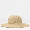 Store Romance Wide Brim Straw Beach Hat Womens Caps & Hats