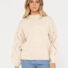 Hot Rossie Relaxed Fit Crew Neck Knit Womens Knitwear