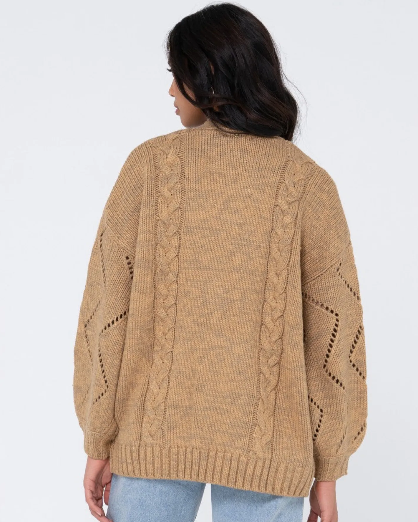 Sale Rossie Relaxed Fit Knit Cardigan Womens Knitwear